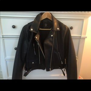 Zara leather jacket